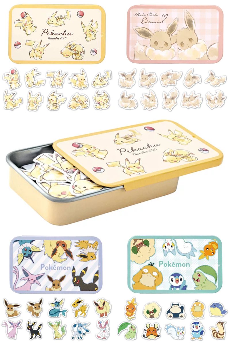 pikachu_pcn's tweet photo. ポケットモンスター
缶ケースシール各種
https://t.co/IVixbLIifH https://t.co/mLMes3F0Wz