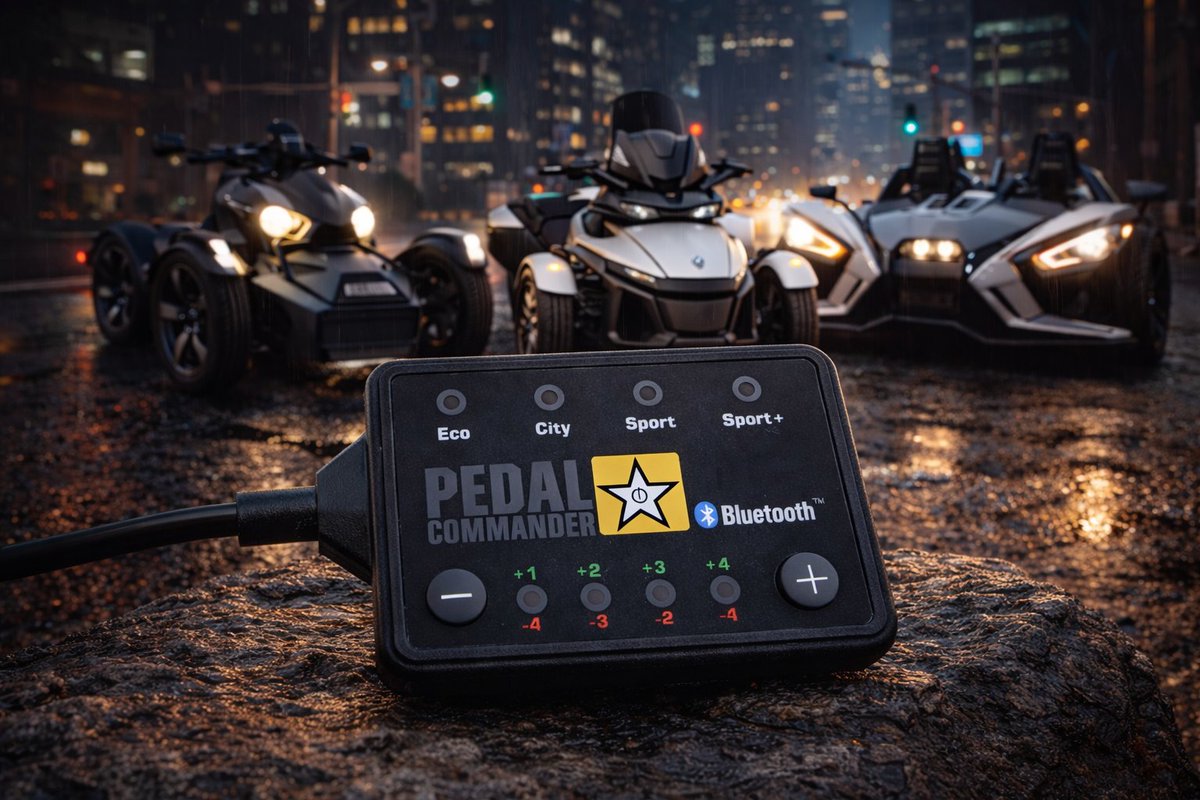 SlingMods's tweet photo. “Yep… this one’s worth it.” — Kurtis from our support team 👊
The Pedal Commander is a favorite around here for Slingshot, Spyder, and Ryker owners who want sharper throttle response without permanent mods.

https://t.co/6KoH1w0uAC https://t.co/2QYM21JgpV