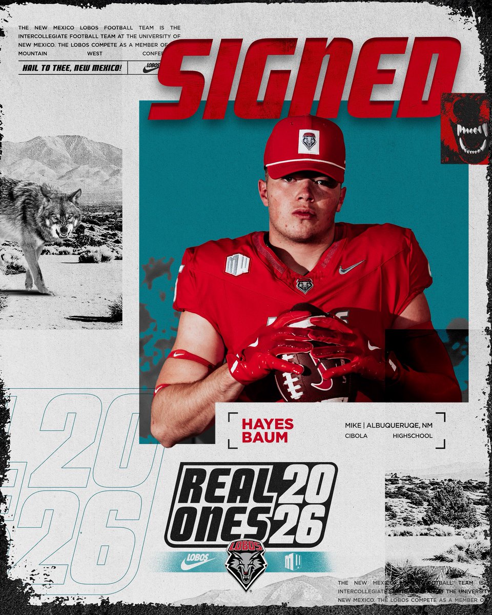 JordanALange's tweet photo. I was more than happy to help the Lobos with their signing day campaign. Starting something from scratch for a team's big moment is always a thrill, especially when they give you creative freedom. Here is a peek at how it turned out. 

#sportsdesign #freelance #builttocompete https://t.co/TnpcnaQSoh