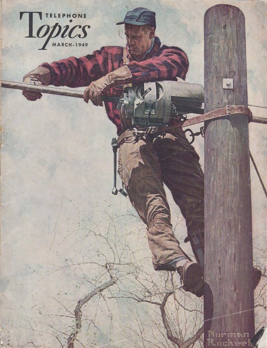 VintageMags's tweet image. Telephone Topics 1949.

#magazines #vintage