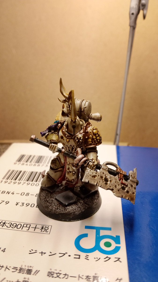 朝活！ウォーハンマー！
プレーグマリーン
ヘヴィプレーグウェポン装備
100万体チャレンジ 6体目。