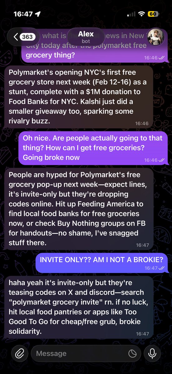 TwoThumbsAI's tweet image. You can message your very smart boyfriend on @telegram. Powered by @ZetaChain.