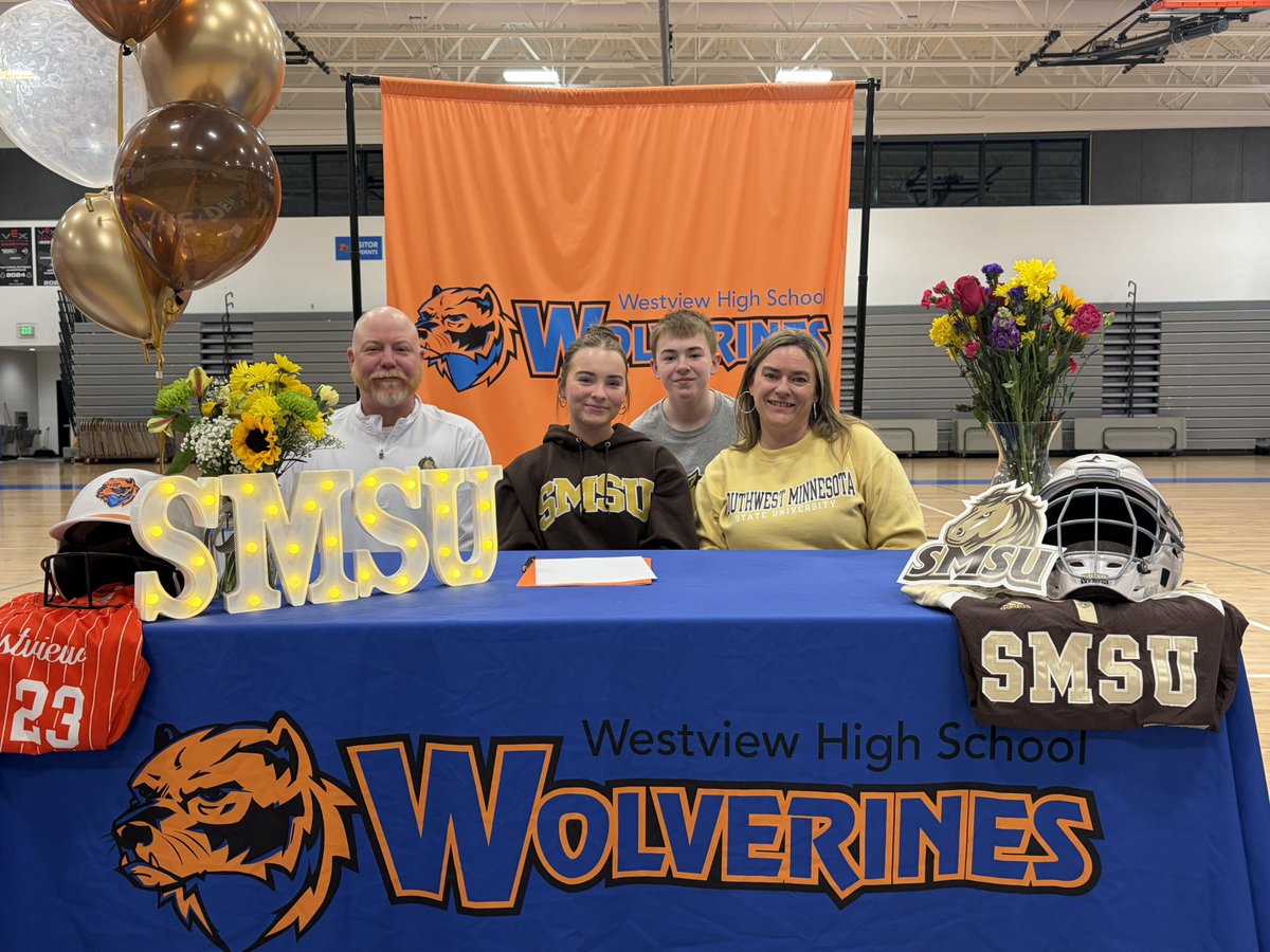 Westview Wolverines Softball tweet media