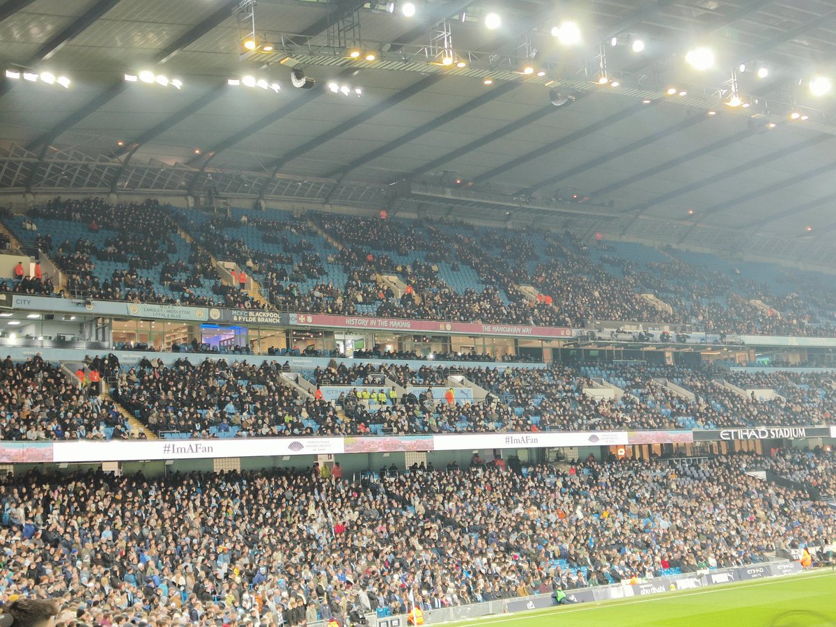 TurkTalksFC's tweet photo. Domestic cup semi-final. Offering discounted tickets by any means necessary and it’s still soulless.

I’ll repeat, they’re actually making this place BIGGER… 😅😅😅 https://t.co/fmIxRw1KrS