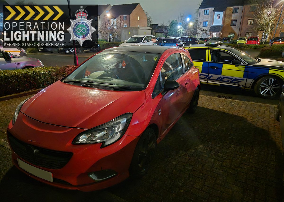 StaffsRCT's tweet image. This corsa failed to stop for one of our traffic cars in #stafford this evening. 

We found it parked around the corner and have now #seized it as we suspect the driver was not covered to drive it. @Driveinsured

If it's yours.. give us a call 📞 😜

#OpLightning #Team4RCT