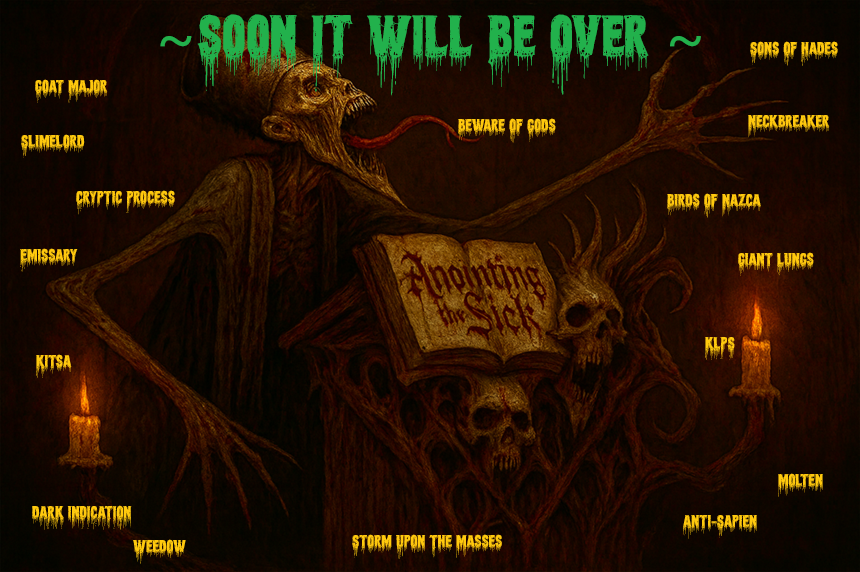 DeathrattleP's tweet photo. Download this show https://t.co/FRS6EAg8Ud

ANOINTING THE SICK METAL BLOG: ANOINTING THE SICK #247 ~ Soon It Will Be Over https://t.co/um64lhzza9 https://t.co/Vy1DLu2dyc