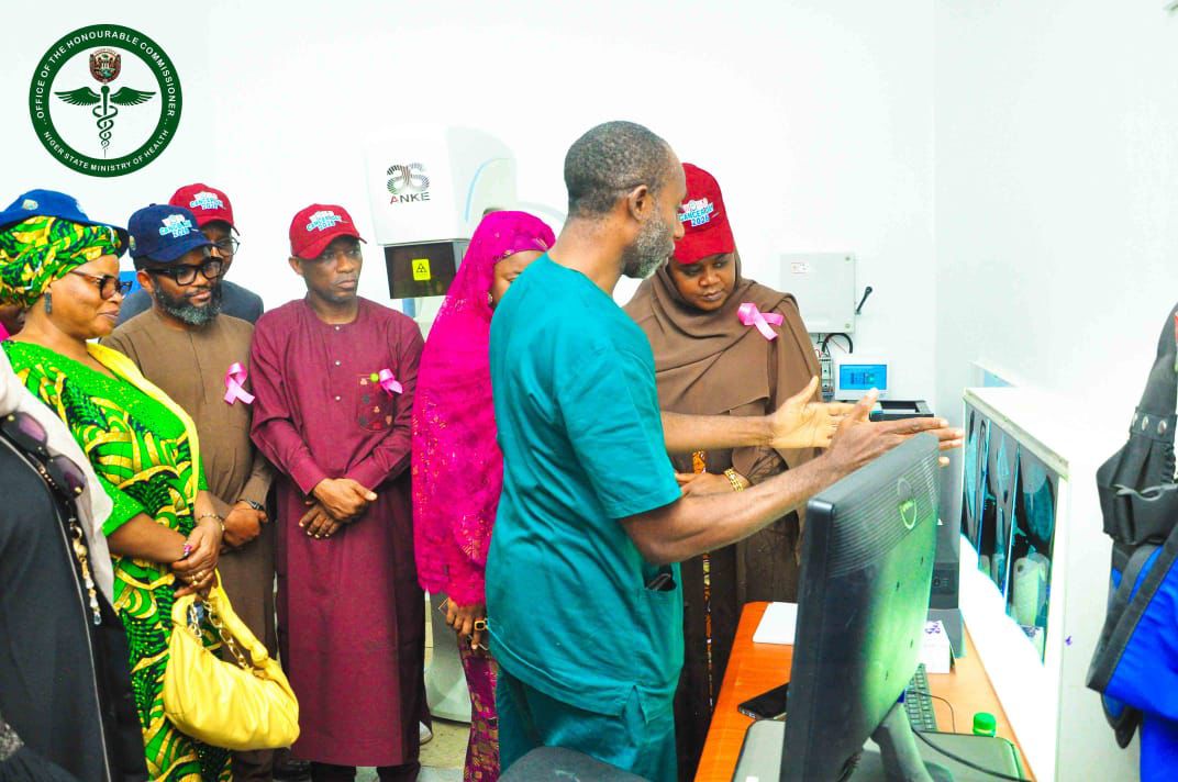 Nigerstate_MoH's tweet photo. First Lady Flags-Off Free Cancer Screening, HPV Vaccination and Expanded Cervical Cancer Services to Mark World Cancer Day

The First Lady of Niger State, Hajiya Fatima Mohammed Bago, has led the flag-off of free breast, cervical and prostate cancer screening, alongside... https://t.co/0ZhfOLBG2v