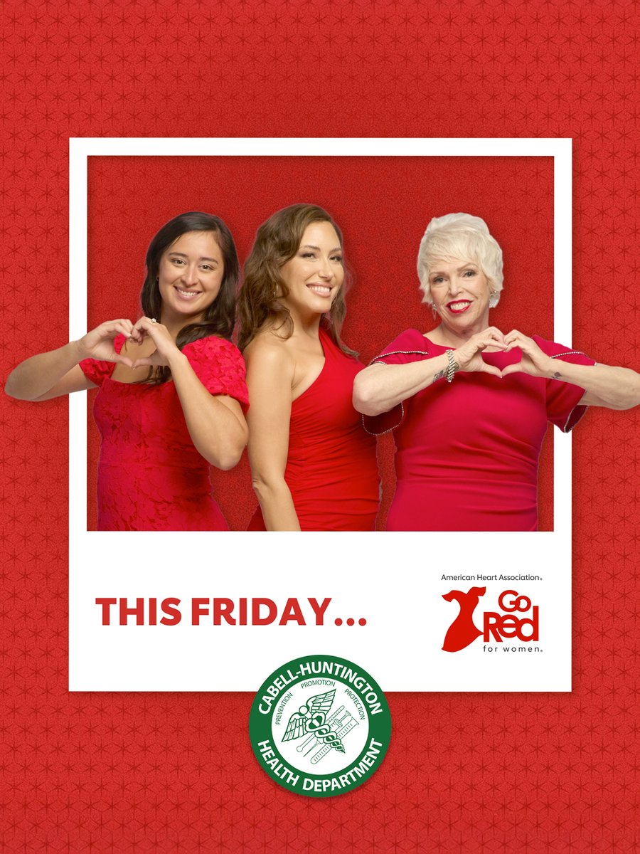 SAVE THE DATE! National Wear Red Day is this Friday, February 6, 2026.

Get ready to GO RED in support of women’s cardiovascular health by wearing red, sharing information and resources, and donating to support research and education!

Click here: goredforwomen.org/en/2