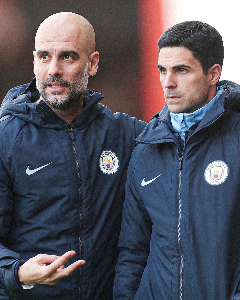 footballontnt's tweet photo. Mikel Arteta has the opportunity to win Arsenal’s first trophy in six years against his former boss Pep Guardiola 👀🏆 https://t.co/SLXBaerg4y