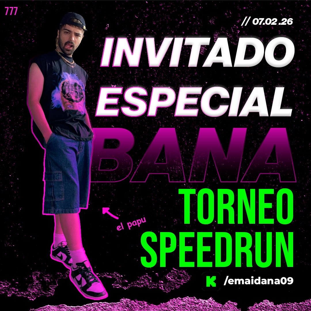 🚨 SE ROMPIÓ LA MATRIX: PAPU CONFIRMADO

<a href="/bananirouxd/">bananirou</a> se suma como INVITADO ESPECIAL al Torneo de este Sábado. 👑

🗓 07/02 - 18:00 HS 🇦🇷🇺🇾 📺 kick.com/emaidana09

🏆 PREMIOS: • $20 USD al 1° • 🎟 AL CHAT: SORTEO 1 ENTRADA para el Presencial de Bana.