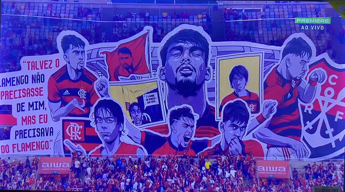 willian_x_16's tweet photo. RT @flaconect2: Mosaico 3D da torcida do Flamengo em homenagem a Lucas Paquetá! https://t.co/1FCFShXYlI