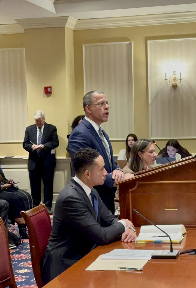OAGMaryland's tweet photo. Today, I testified in support of the Youth Charging Reform Act (SB 323), a priority bill to limit the number of young people charged in adult court. Children deserve age-appropriate accountability, support, and the opportunity to turn their lives around. This bill helps keep youth in a system focused on rehabilitation, not punishment.