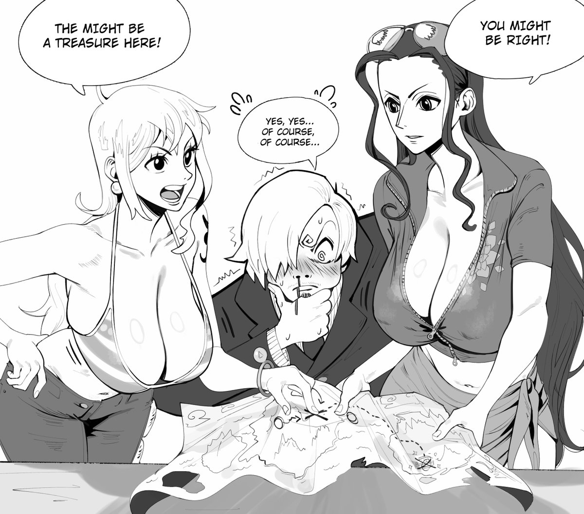 jerrydurd's tweet photo. sanji, pay attention! https://t.co/28e5eIWZLW