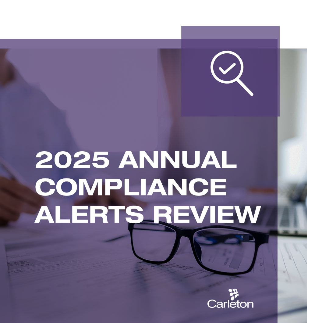 CarletonInc's tweet photo. Our annual #compliancealerts review is now available! This year’s edition breaks down the most important 2025 #consumerlending #legislativeupdates across state &amp; federal landscapes, as well as what to watch in 2026 &amp; beyond.

View 2025 Year in Review --> https://t.co/BIZBgxhVbs https://t.co/hd2eVo58lu