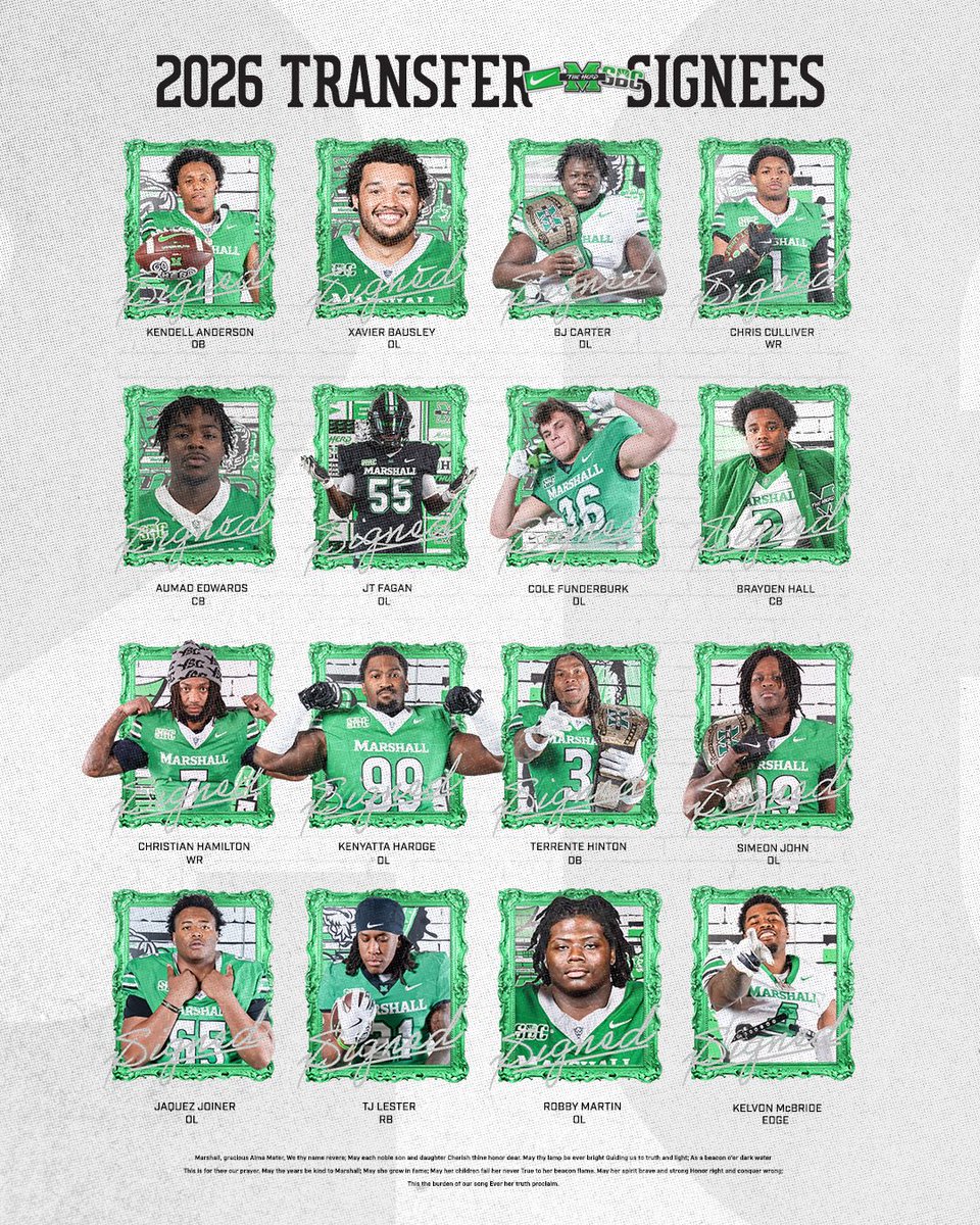 Marshall Football tweet media