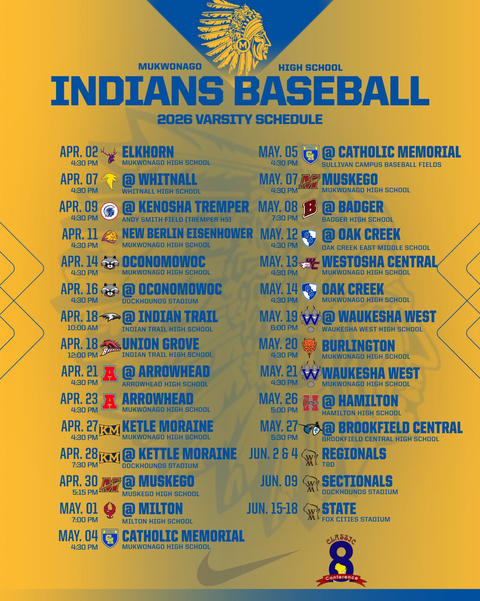 Mukwonago Baseball tweet media