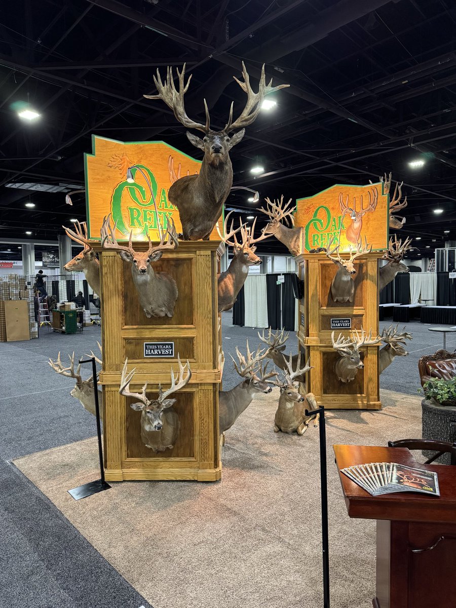 OCWhitetails's tweet photo. Don’t forget to stop by our booth at the DSC convention! Booth #1351 We can’t wait to see you all there. Show starts Friday and will go all weekend. Excited to be in Atlanta again for another great convention! #dallassafariclub #dallassadariclubconvention #atlantaconvention https://t.co/xdZnTW99NF