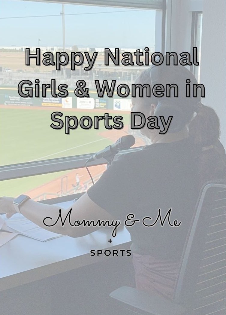 Wray_Alexandra's tweet photo. ⚾️🎙️
#NGWSD2026
#mommyandmesports https://t.co/fZoFT3HrJL