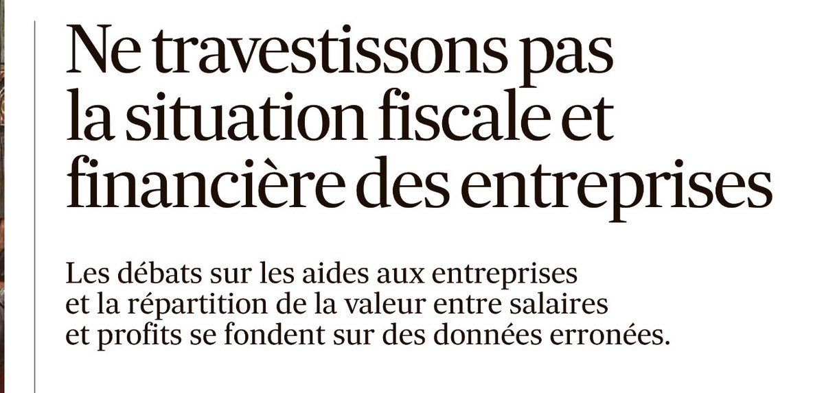 BrunoGrandjean's tweet photo. Dans @LesEchos Gilbert Cette habille @fabien_gay pour l’hiver…
L’infox de l’extrême gauche sur les « aides » aux entreprises fait long feu…
#TropCTrop https://t.co/IgT9u23bpV