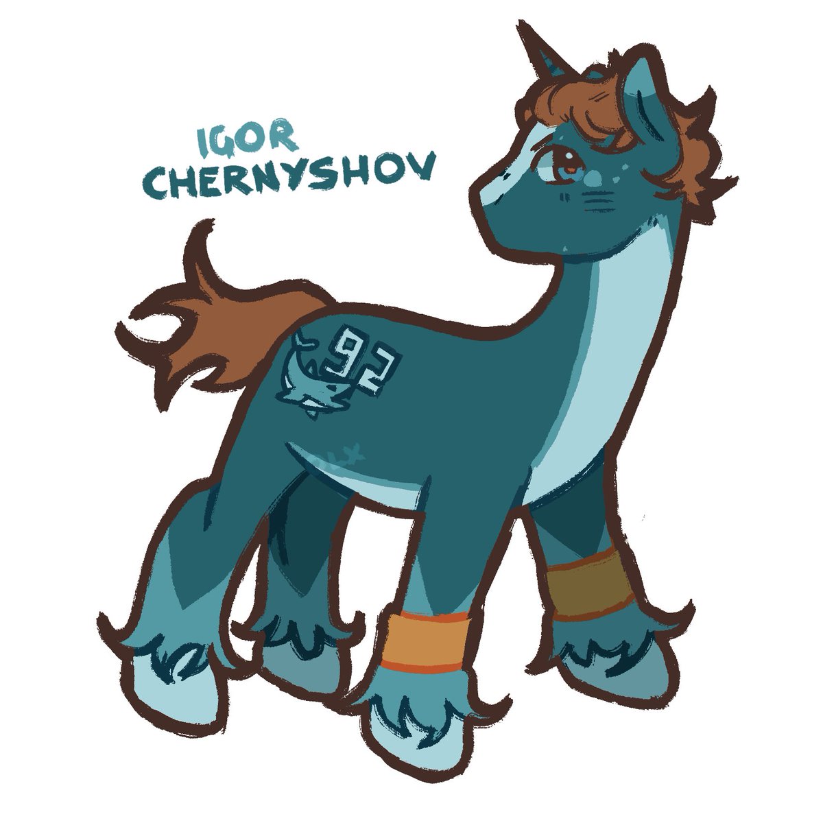 (1!) SJS #thefutureisteal !! (+ cuda technically...)

mack, will, cherny
(mack is an alicorn ofc he's the goat)