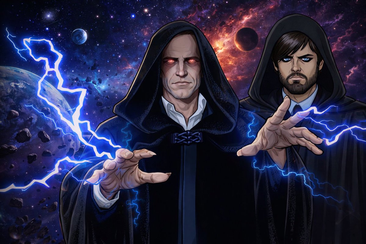 The Sith Rule of two. Master and apprentice. Sith Lord Thiel has been grooming his apprentice Darth Vance for this. They are emerging from the shadows of darkness and revealing their evil intentions to the world.