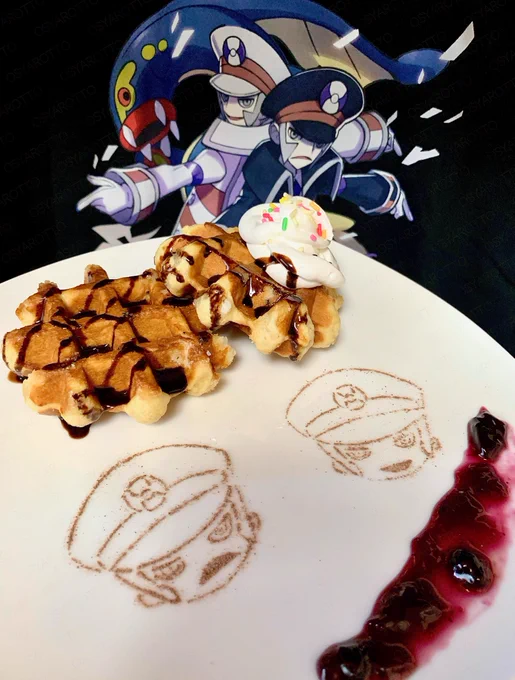 サブウェイマスター フロイド・ジェイド再掲 #双子の日 #パンケーキアート #pancakeart
