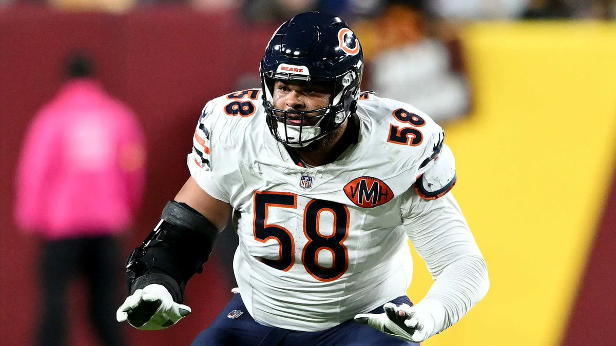 #Bears All-Pro RT Darnell Wright is projected to get a three-year, $58.3 million deal when his contract expires, per Spotrac.

That $19.4M salary would rank 6th among right tackles. If that's what the market value ends up being, that's the easiest yes I've ever seen.