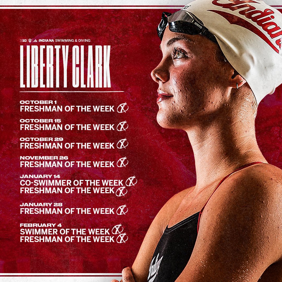 The first woman to earn 9️⃣ <a href="/bigten/">Big Ten Conference</a> weekly awards in a single season.

Championships next. 🔜