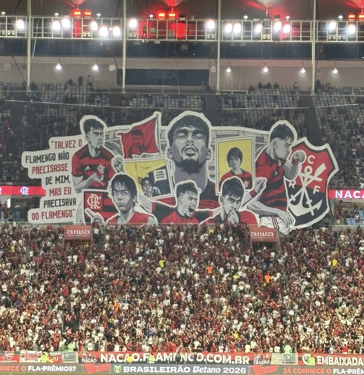 monicaalvesfs's tweet photo. “Talvez o Flamengo não precisasse de mim, mas eu precisava do Flamengo”. 

📸: @rodrigolima93_/@ColunadoFla https://t.co/LktBYEPirw