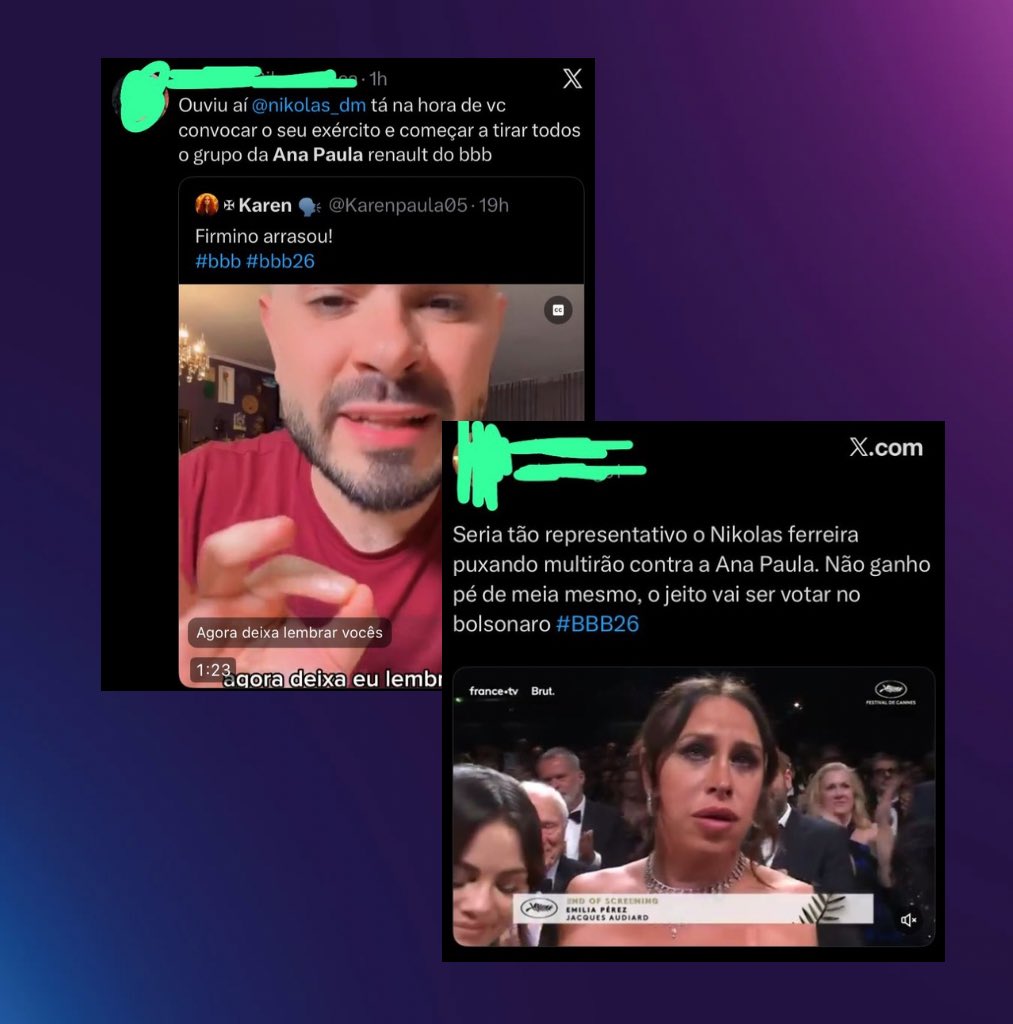poponze's tweet image. GENTE? Gays que não gostam de Ana Paula estão pedindo para Nikolas Ferreira puxar mutirão para tirar a sister do #BBB26.