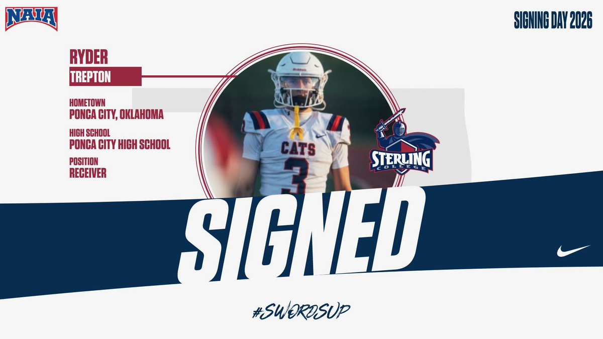 SCWarriorFB's tweet photo. Our Oklahoma signees are officially Warriors. ⚔️
#SwordsUp #SigningDay2026 https://t.co/Sp0TrC0Cvv