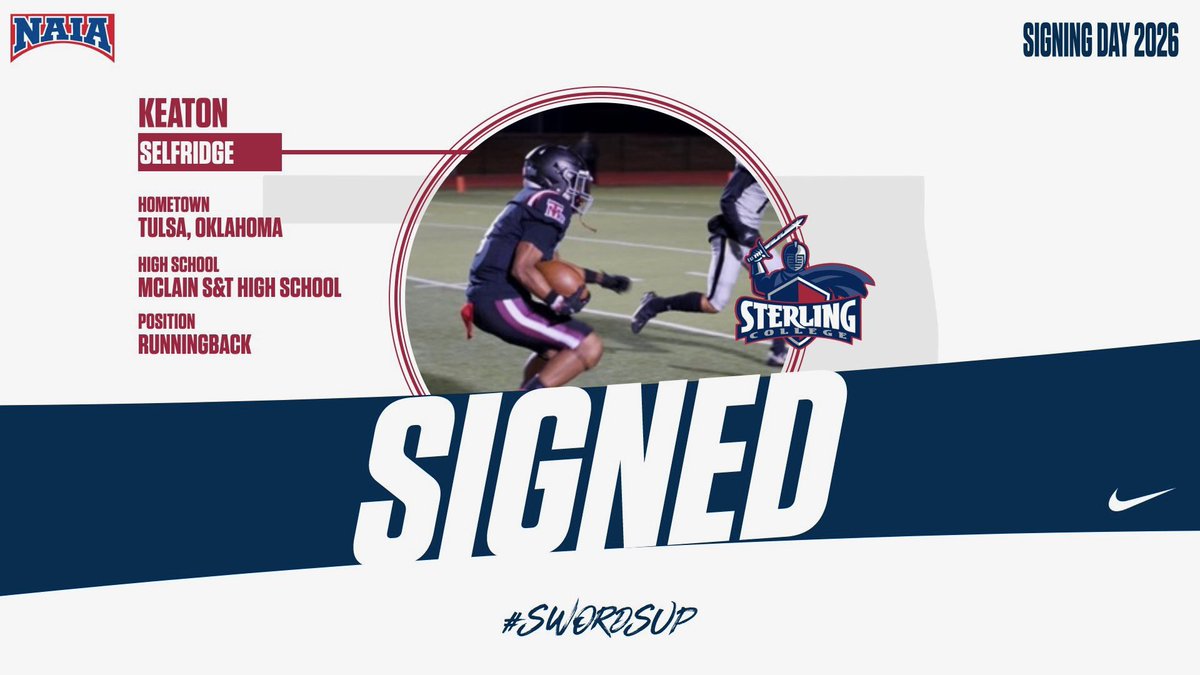 SCWarriorFB's tweet photo. Our Oklahoma signees are officially Warriors. ⚔️
#SwordsUp #SigningDay2026 https://t.co/Sp0TrC0Cvv