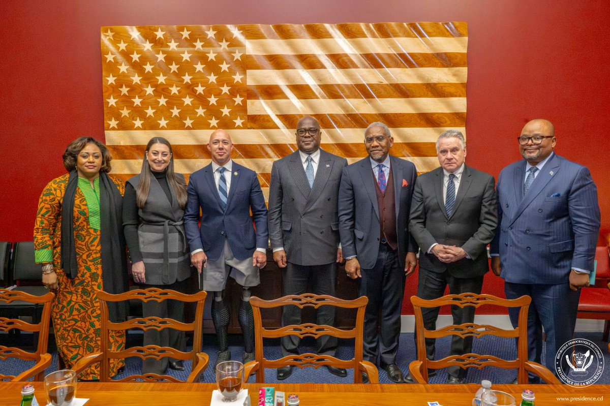 Le Président de la République, Félix-Antoine Tshisekedi Tshilombo, a rencontré ce mercredi la Commission des affaires étrangères de la Chambre des représentants des États-Unis d'Amérique, conduite par le président Brian Mast assistés des élus Chris Smith, Sarah Jacobs et Gregory