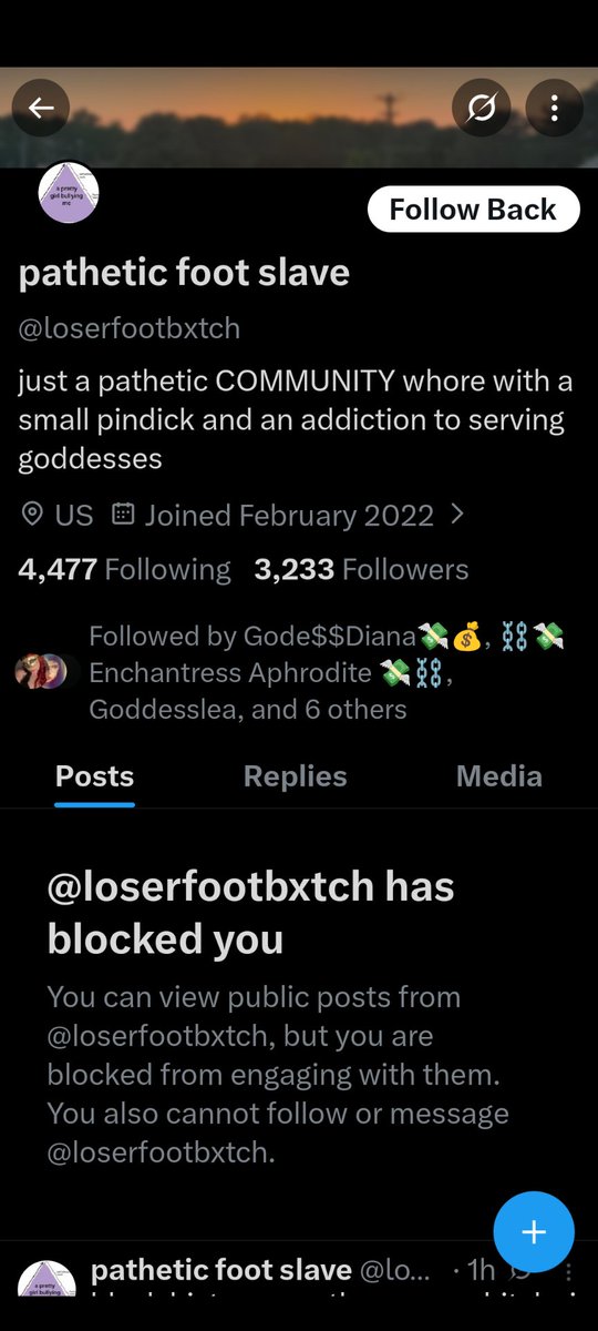 D3structi0n666's tweet photo. This loser dipped when payments were mentioned and then blocked me for calling him out 🤣🤣🥱 

Someone come and send to apologise on his behalf. 

https://t.co/LZmx8TxBUp https://t.co/tFuzPP0F79