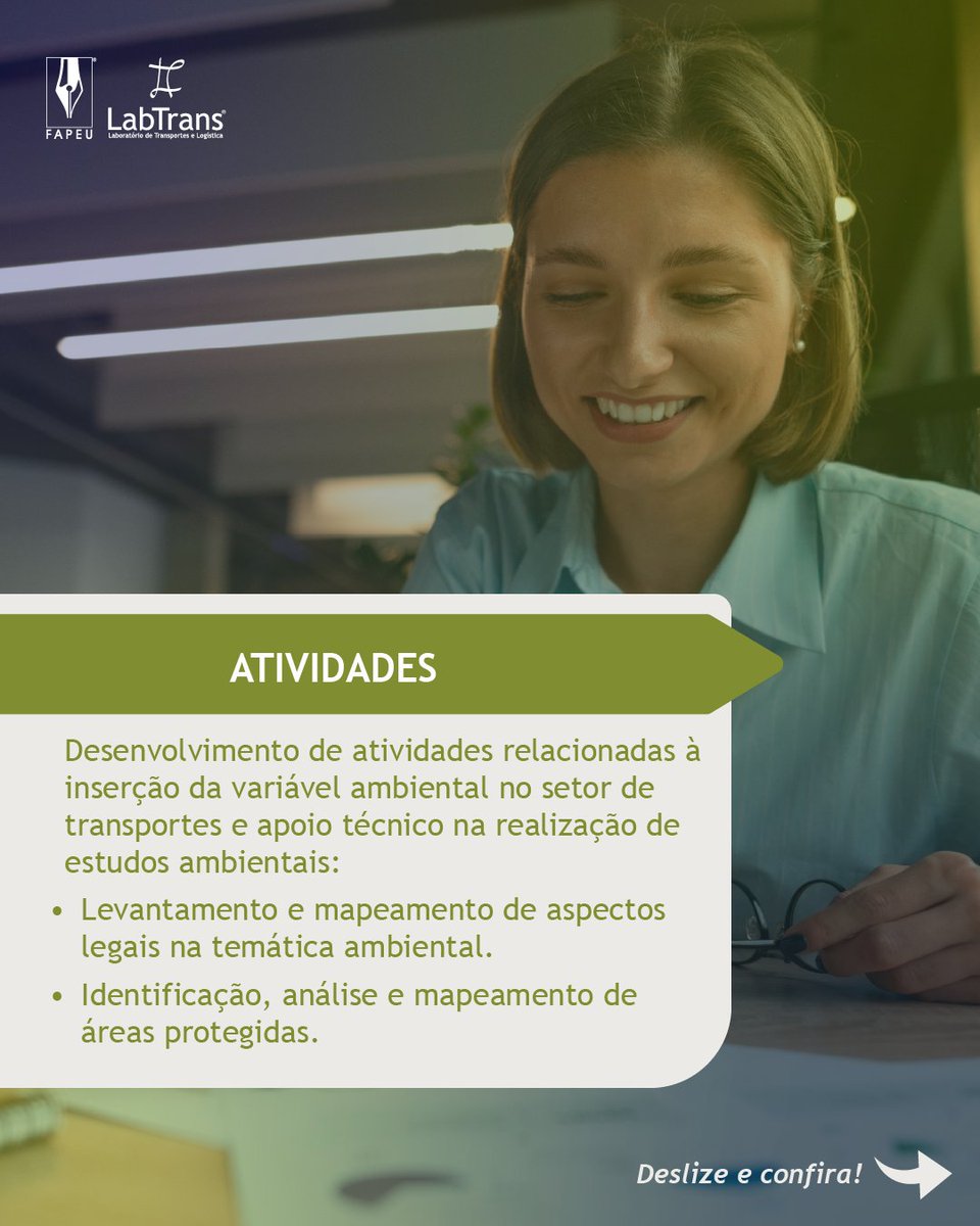 LabtransUFSC's tweet image. 📢 Oportunidade aberta no LabTrans/UFSC!

Se você é estudante de Engenharia Sanitária, Engenharia Ambiental ou Geografia, chegou a hora de colocar seus conhecimentos em prática 💡

A VAGA 693 está com inscrições abertas e oferece uma bolsa de R$ 1.050,00 para carga horária de 20h…