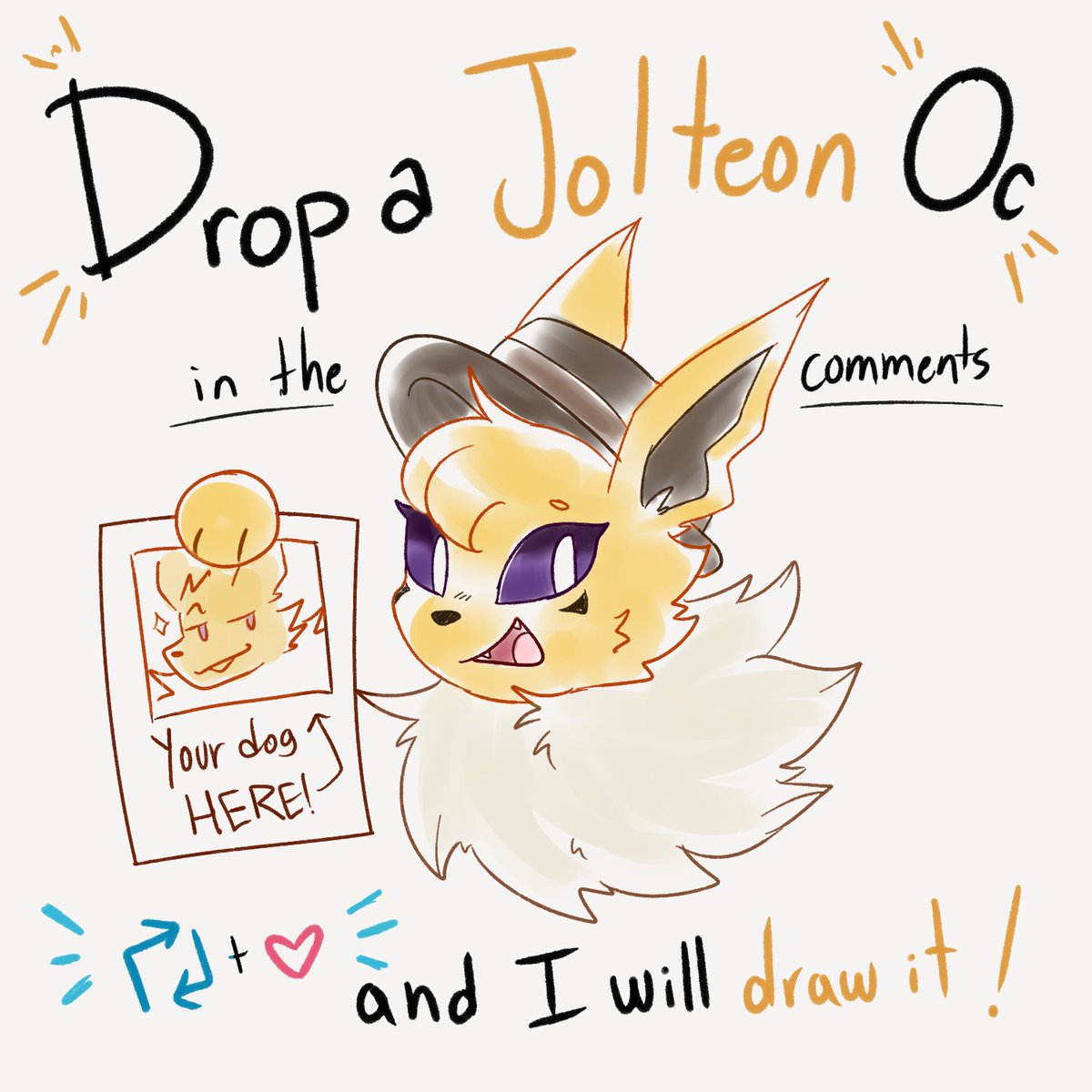mistr_azu's tweet image. Jolteon Parade 2026!
Read carefully! I will choose Jolts for the Jolteon Day Project I will be doing this year.

💓+🔁 to participate!
No description references!
News are welcome! ⚡