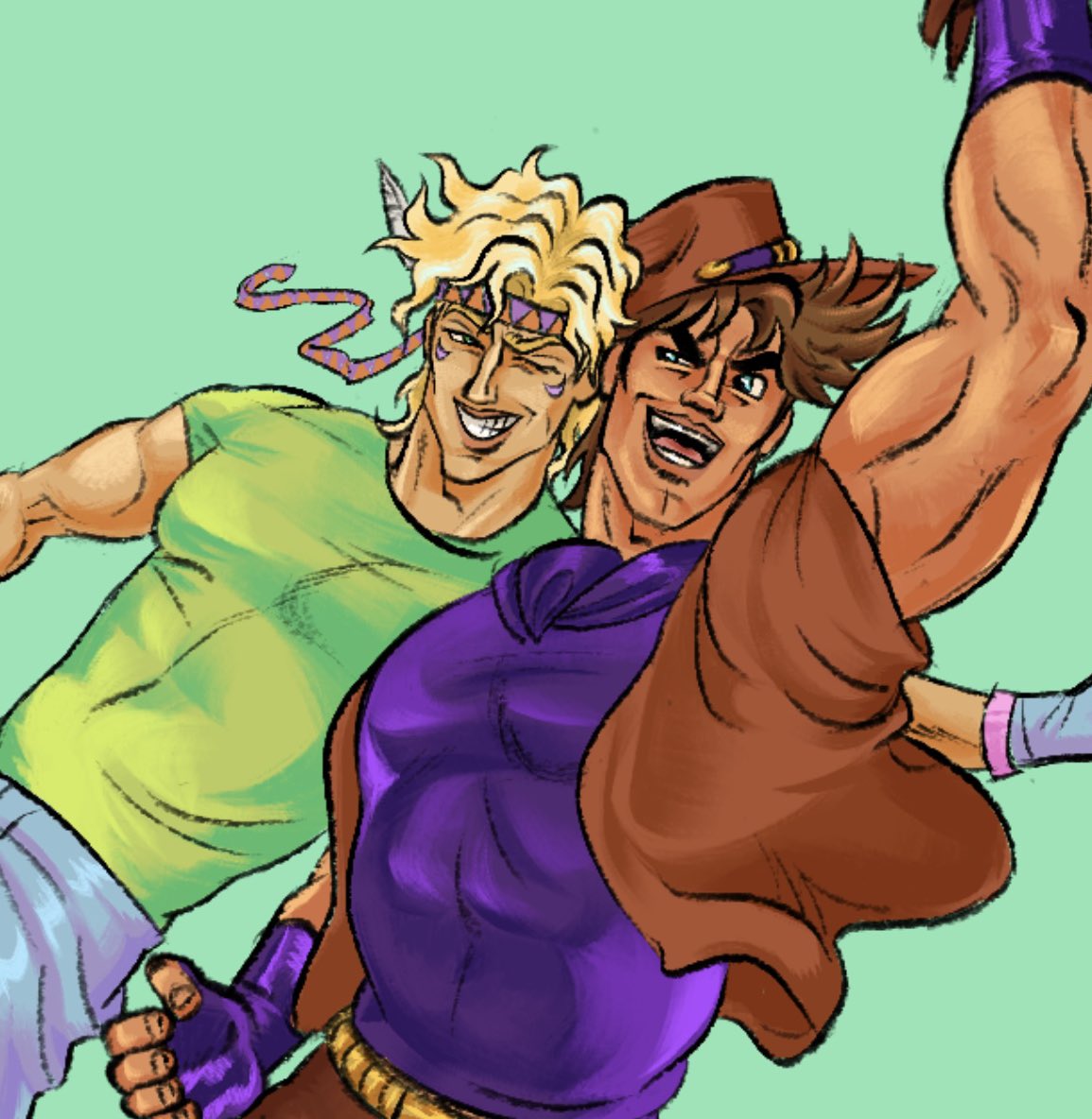 ppurpswag's tweet photo. Caejose i got too lazy to finish lawl #JJBA https://t.co/cZWi3REX6k