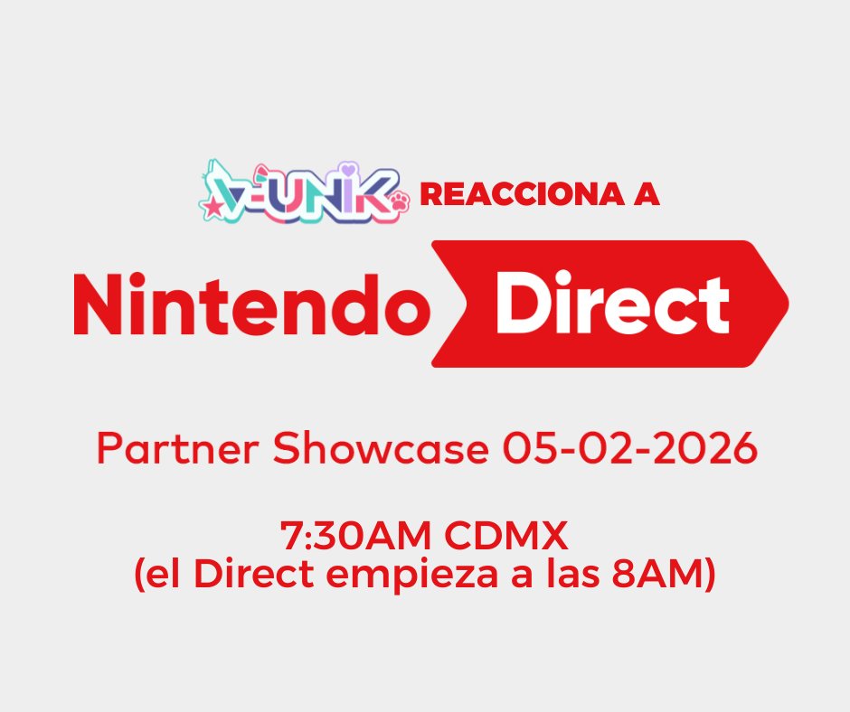 vugv_'s tweet image. Ya saben lo que haremos. Mañana a las 7:30AM CDMX empezamos stream para ver el nuevo Partner Showcase y ver si los leaks son reales.

El Direct empezara a las 8AM
En vivo por twitch .tv/VUnikGV