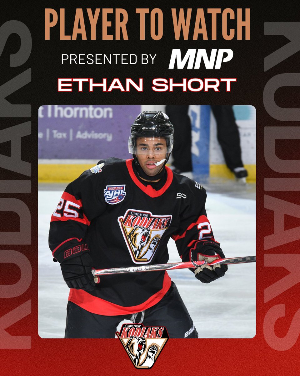 camrosekodiaks's tweet photo. Weekend MNP Kodiaks Player to Watch
#25 Ethan Short - 2005 - F
Since rejoining the Kodiaks at the trade deadline, Forward Ethan Short has put up 5 points in 6 games. He is this weekends #MNP #playertowatch
#MNP #KodiaksHockey #PlayerToWatch #AJHL
Photo: @prosportsphoto https://t.co/9g2kgFlpip
