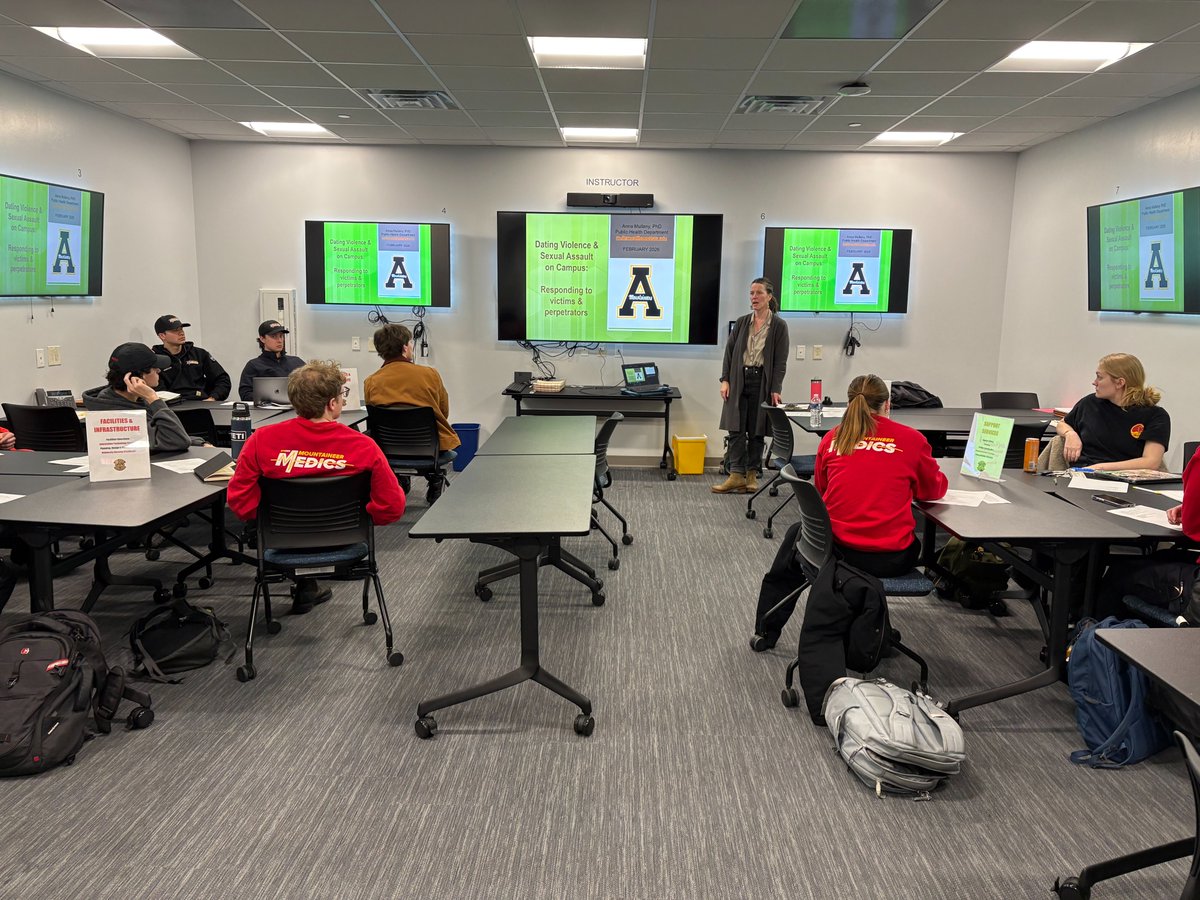 Huge thank you to Dr. Anna Mullany for helping lead our training on dating violence and domestic assault on campus this month. We appreciate the time and expertise you shared on how to respond to victims and perpetrators with professionalism, care, and accountability.