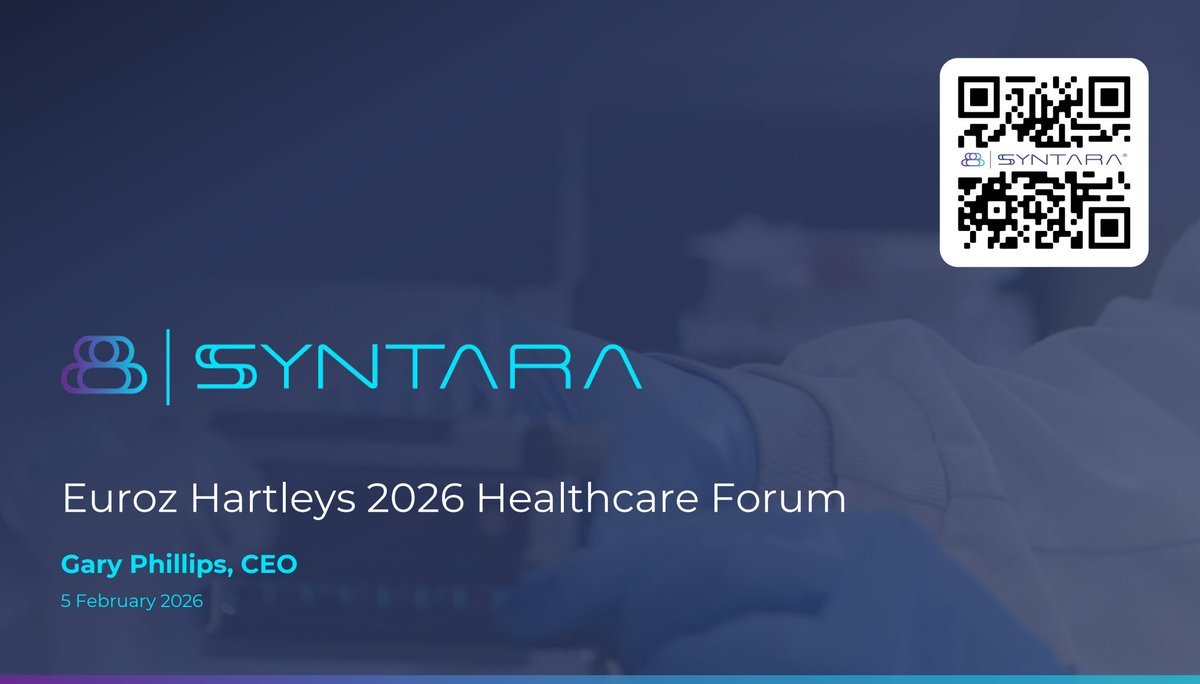 Syntara Limited tweet media