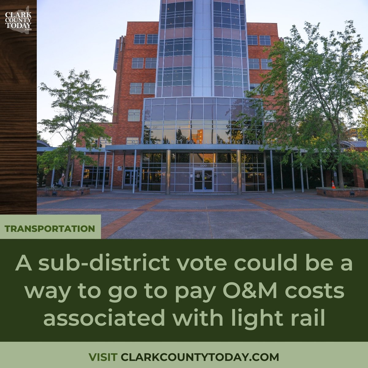 NewsFromCCT's tweet image. Clark County Council reviewed how a C-TRAN sub-district could be formed and sent to voters to fund light rail operations and maintenance costs if light rail is part of a new Interstate Bridge. clarkcountytoday.com/news/a-sub-dis… #ClarkCounty #LightRail #CTran