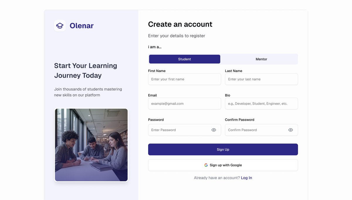 david__dozie's tweet image. Day 24 of #100DaysOfCodeAndDesigns 🚀
Building Olenar LMS with @SarcasticGeek4u 
Added Google OAuth authentication 🔐✨
Users can now sign up and log in seamlessly with Google, making onboarding faster and smoother.

#Olenar is getting solid 🚀