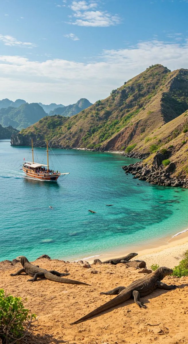 Most Famous National Parks From Every Country:

🇮🇩 Indonesia — Komodo National Park
🇯🇵 Japan — Yakushima National Park    
🇹🇿 Tanzania — Serengeti National Park
🇮🇳 India — Jim Corbett National Park
🇺🇸 United States — Yellowstone National Park   
🇨🇦 Canada — Banff National Park
🇰🇷