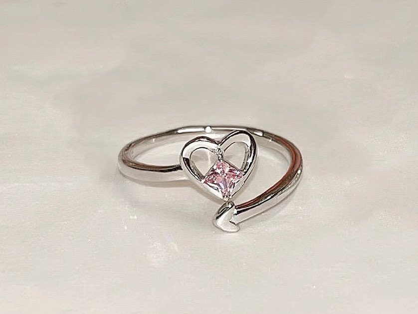 heartipink's tweet image. heart rings ♡