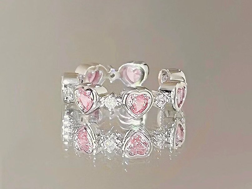 heartipink's tweet image. heart rings ♡