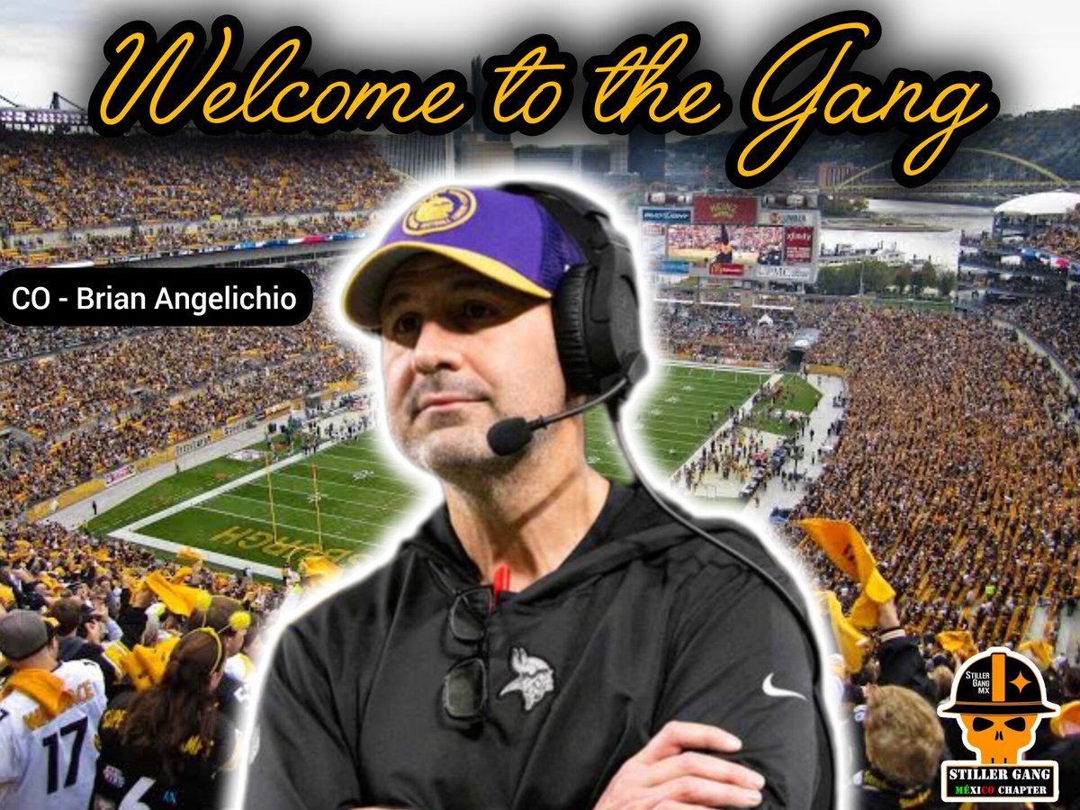 Afición Steelers 🏈
Nuestros amados Pittsburgh Steelers lo hacen oficial de incorporar a su cuerpo técnico a Brian Angelichio como coordinador ofensivo.

<a href="/LosSteelers/">Steelers en Español</a> <a href="/AlvaroNFLMartin/">Álvaro Martín</a> <a href="/estebannmacias/">Esteban Macías</a> <a href="/ArturoCarlos/">ARTURO CARLOS</a> 
#HereWeGo  #Steelers #BBSG #BBSGMX #BangBangStillerGang💥💥💀🇲🇽