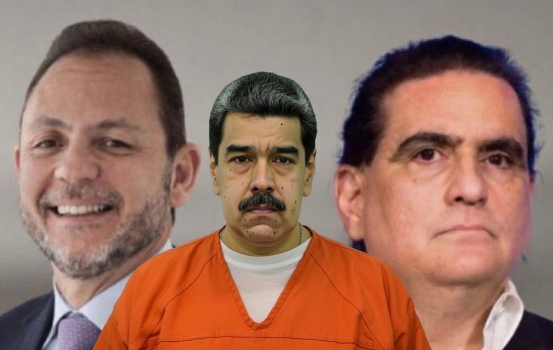 Ni Nicolás Maduro,
ni Alex Saab,
ni Raúl Gorrín,
ni Hugo Chávez, volverán. 🥂🍾

Gracias por tanto Presidente Trump. 🇺🇸🇻🇪