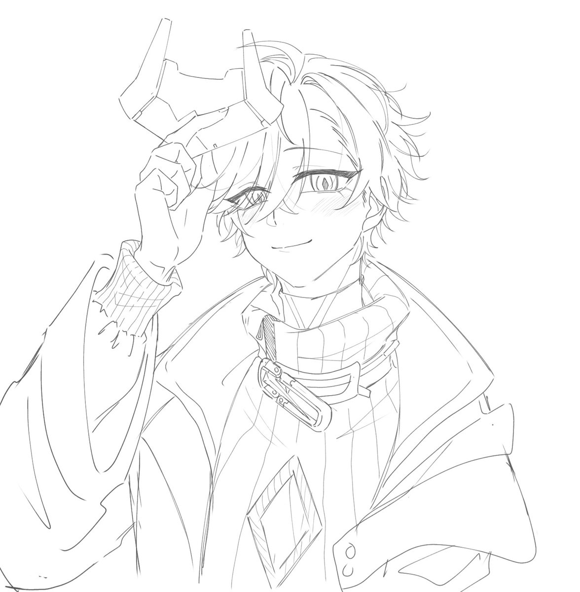 Vẽ xong tự thấy cũng khá là này nọ đó chứ 🥹 
#Endministrator
#ArknightsEndfield