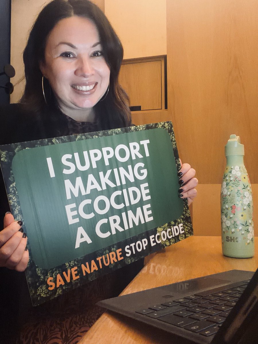 Ahead of tomorrow’s debate on the Ecocide (Scotland) Bill, I want to say a big thank you to everyone who has inspired and supported the ecocide law movement.

The rules must change to prevent environmental destruction. This Bill protects us and future generations. #StopEcocide 🏴󠁧󠁢󠁳󠁣󠁴󠁿